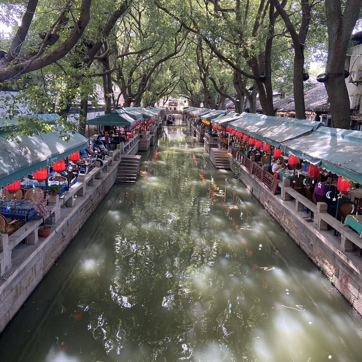 Cidade Aquática de Tongli, Suzhou, China. 